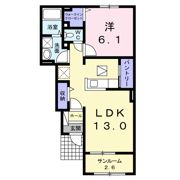 ブリーズ 打馬の間取り画像