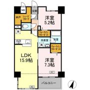 セレーノ福山駅前の間取り画像