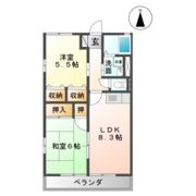 ピュアレトアB棟の間取り画像