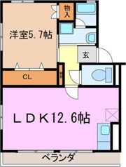 アプリⅤの間取り画像