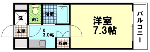 第3コーポ倉本の間取り画像