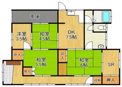 大宮町11番貸家の間取り画像