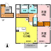 ウィルコート大松 B棟の間取り画像
