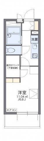 レオパレス南大和田の間取り画像