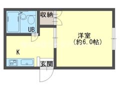 太子橋駅前ハイツ2の間取り画像