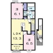 シャトー ソレイユの間取り画像