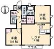 フィオレンテ B棟の間取り画像