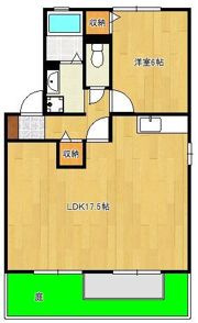 クレール長尾の間取り画像