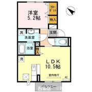 セジュール上ノ山Ⅱの間取り画像