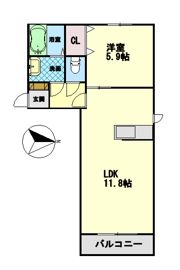 シャーメゾンアポロの間取り画像