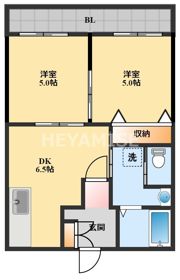 コーポ花の間取り画像