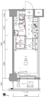AZEST西川口Ⅲの間取り画像