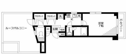 ステューディオ千歳台の間取り画像