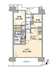 プラウドシティ大津京の間取り画像