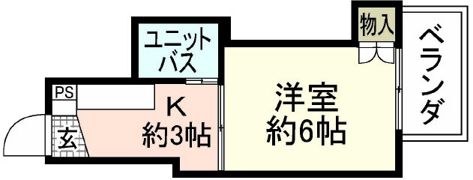 第88東白島ビルの間取り画像