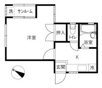 メゾンF-Ⅱの間取り画像