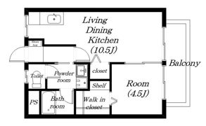 コーポGENの間取り画像