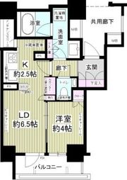 グランスイート文京音羽ウエスタージュの間取り画像
