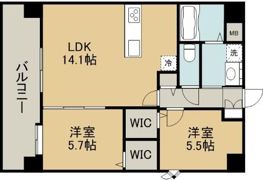 ロザリアン坪井の間取り画像
