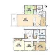 4187川越市清水町2棟1号棟の間取り画像