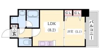 プレジオ神戸WESTの間取り画像