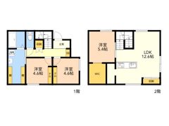 仮称)千早1丁目戸建 3号棟の間取り画像