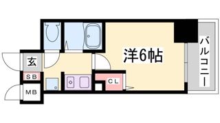 エステムコート神戸西の間取り画像
