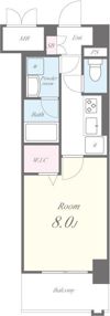 クリスタルガーデン ソレイユの間取り画像