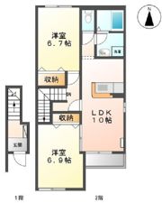 エスポワールの間取り画像
