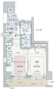 エステムプラザ梅田・扇町公園パークランドの間取り画像