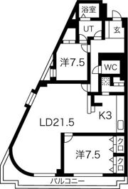 ルミナス山手の間取り画像