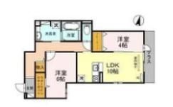 D-Room上新庄の間取り画像