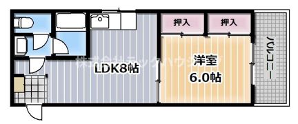 清水マンション第二の間取り画像