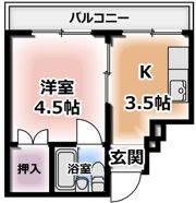 第3シャトーモリオカの間取り画像
