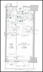 デュオステージ関内Ⅱの間取り画像