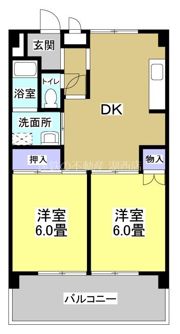 メゾンワシヅの間取り画像