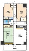 コスモ坂戸の間取り画像