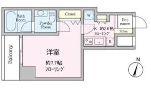 グランプラス千駄木の間取り画像