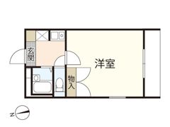 レオパレス泉の間取り画像