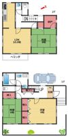 春岡戸建の間取り画像