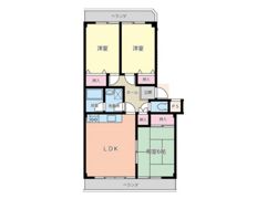 ドミール福島Bの間取り画像