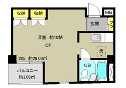 アルファコートの間取り画像