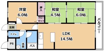 エミナール南草津の間取り画像