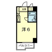 ﾛﾏﾈｽｸ水前寺 603号の間取り画像