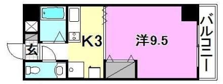 グリチネ・ウノの間取り画像