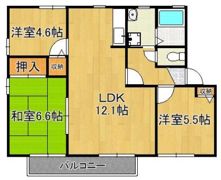 ディアス大里 C棟の間取り画像