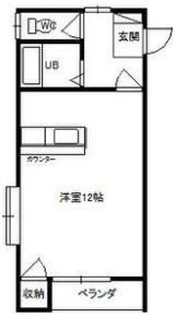 代栄ハイツNo.2の間取り画像