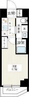 ARCOBALENO MUSASHIKOSUGIの間取り画像