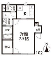 メゾンクローバーの間取り画像