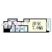 プレサンス谷町キャトルの間取り画像